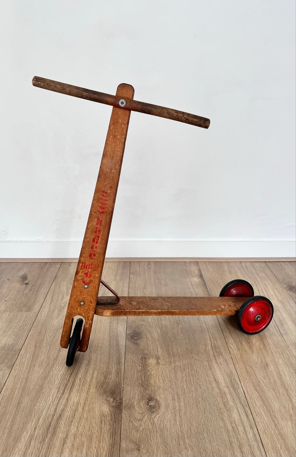 Vintage houten step, autoped, Hadee Baby Vero, Ophalen