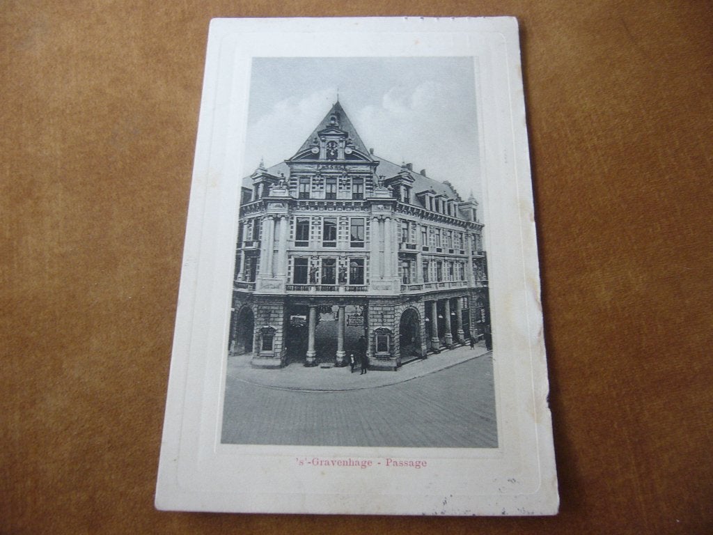 S, GRAVENHAGE  =  PASSAGE  BRIEFKAART 1911, Ophalen of Verzenden, Voor 1920, Gelopen, Zuid-Holland