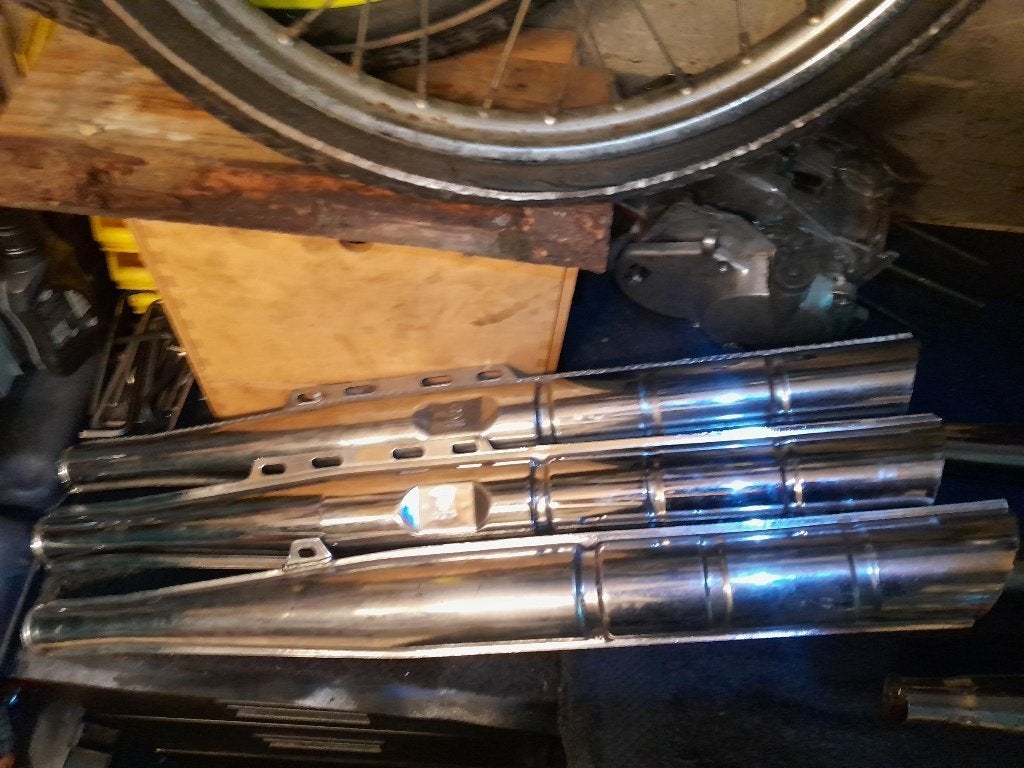 Puch Maxi dempers 3 x, Ophalen, Gebruikt, Uitlaat
