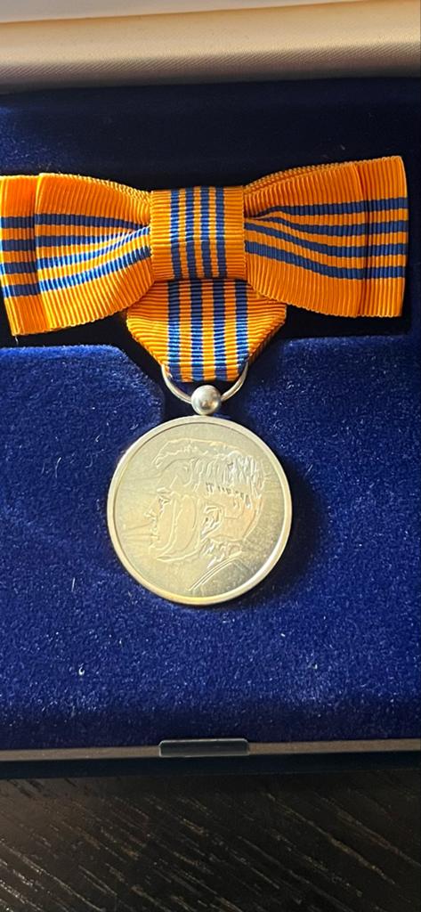 Inhuldigingsmedaille Koning Willem-Alexander 2013, Postzegels en Munten, Penningen en Medailles, Ophalen, Zilver, Nederland