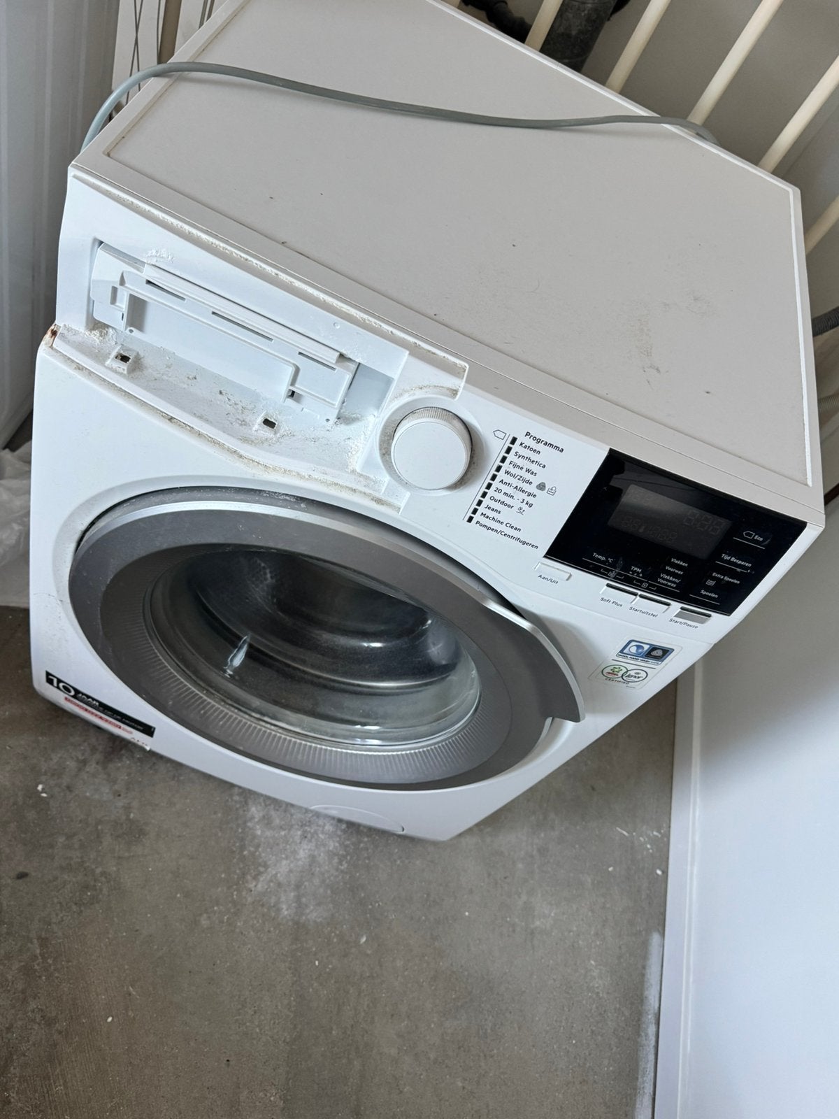 Aeg wasmachine, Ophalen, Zo goed als nieuw, 1200 tot 1600 toeren, 85 tot 90 cm