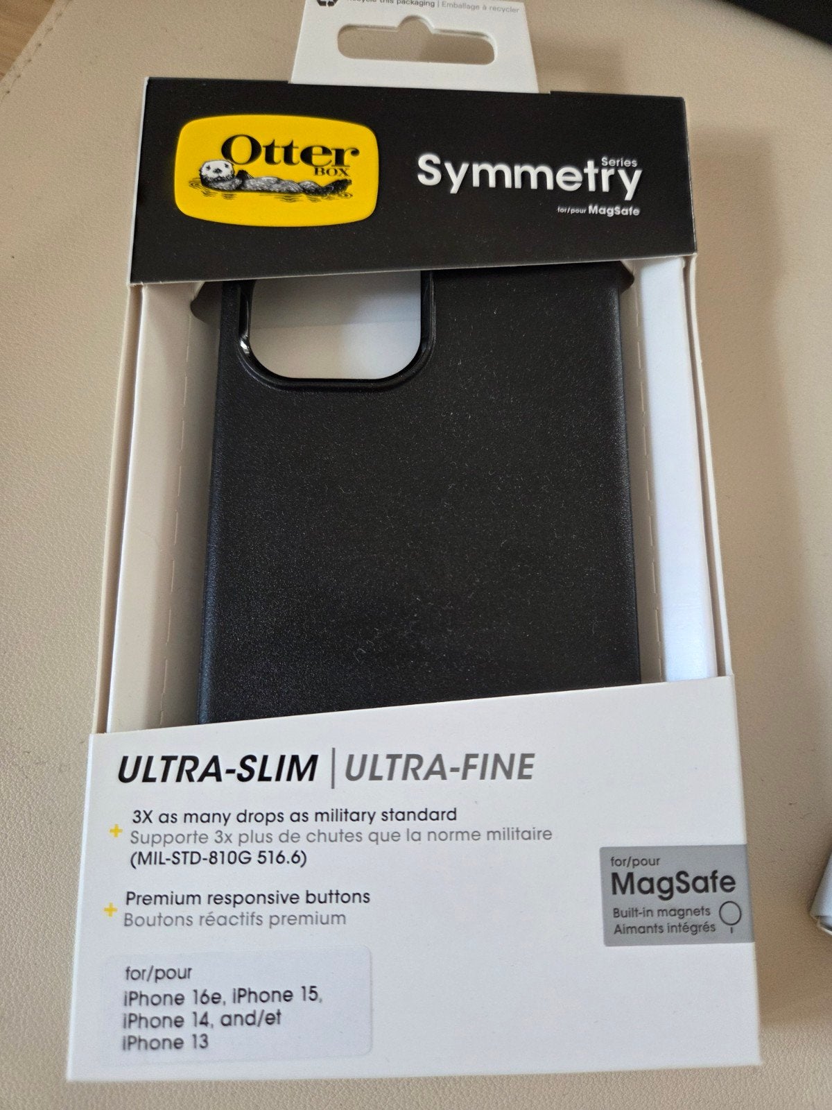 OtterBox Symmetry MagSafe Hoesje – iPhone 13 / 14 / 15 / 16e, Ophalen of Verzenden, Nieuw