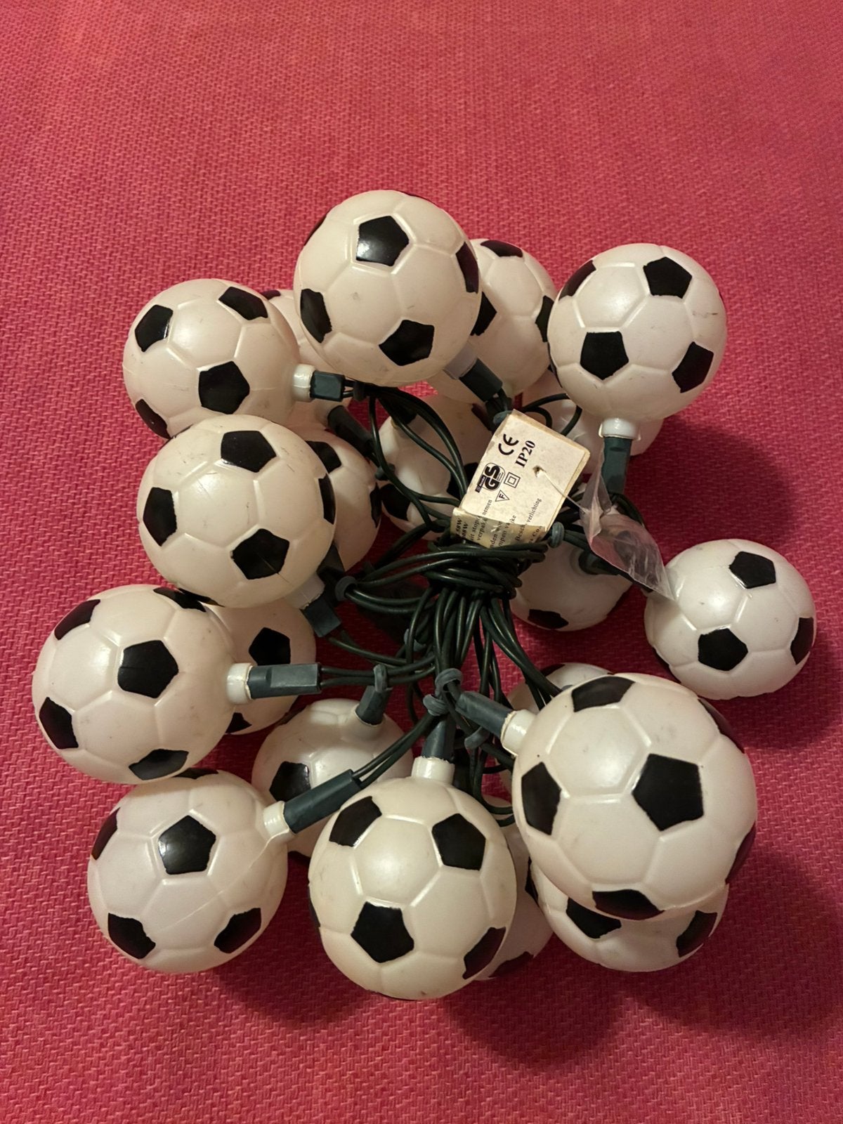 Lichtsnoer voetballen plastic, Ophalen of Verzenden, Zo goed als nieuw, Buitenlandse clubs
