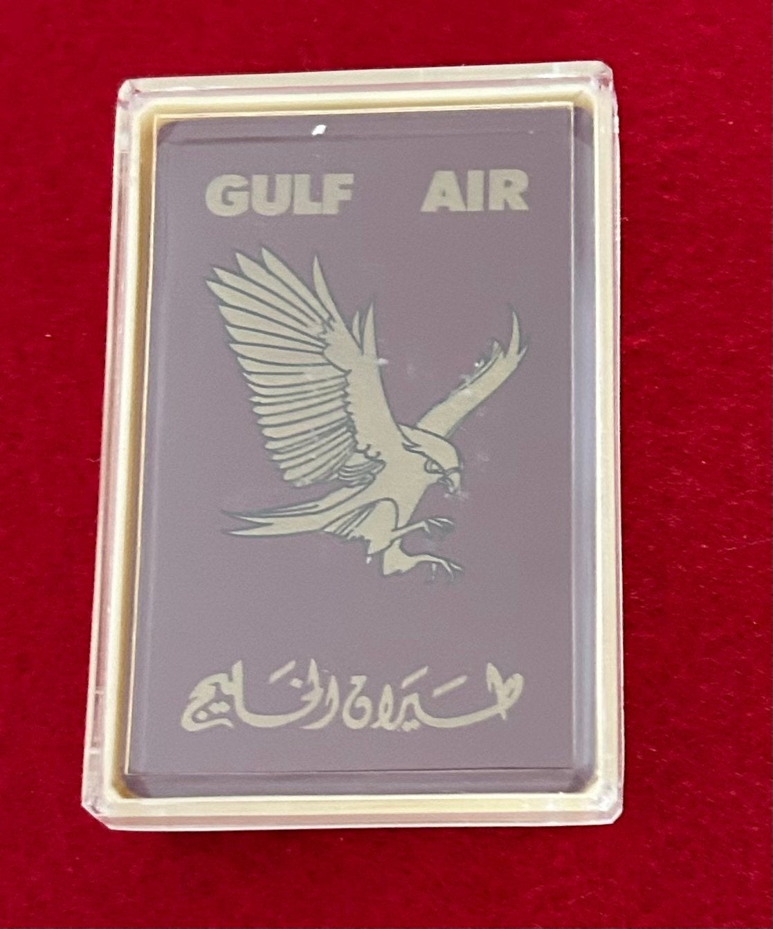 Vintage Gulf Air Speelkaarten - Origineel Verzegeld, Verzamelen, Ophalen of Verzenden, Nieuw, Speelkaart(en)