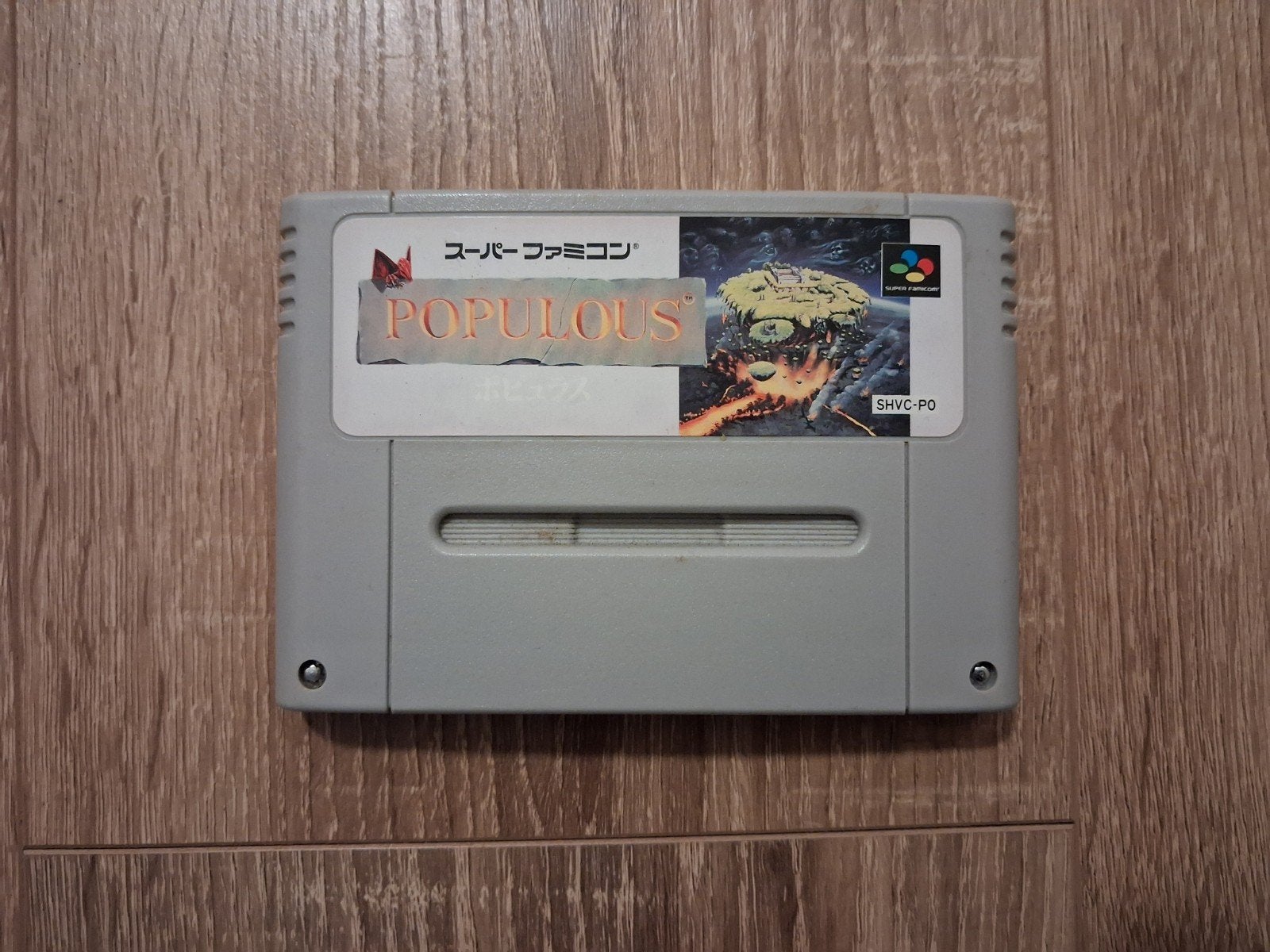 Populous Super Famicom (SNES) Game Cartridge, Spelcomputers en Games, Ophalen of Verzenden