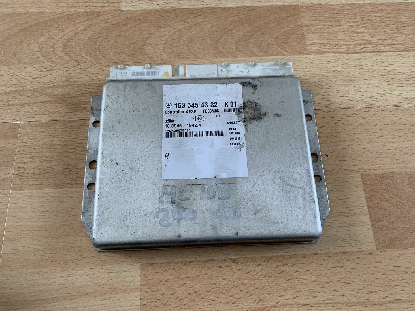 mercedes ML 1998 tot 2005 ESP ABS module 1635454332, Gebruikt, -, Ophalen of Verzenden, -