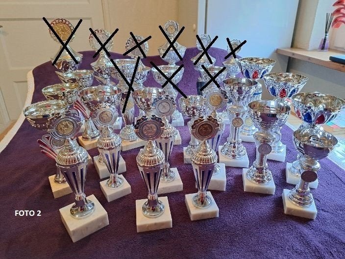 Sportprijzen Partij van 18 nieuwe bekers, Ophalen of Verzenden, Nieuw