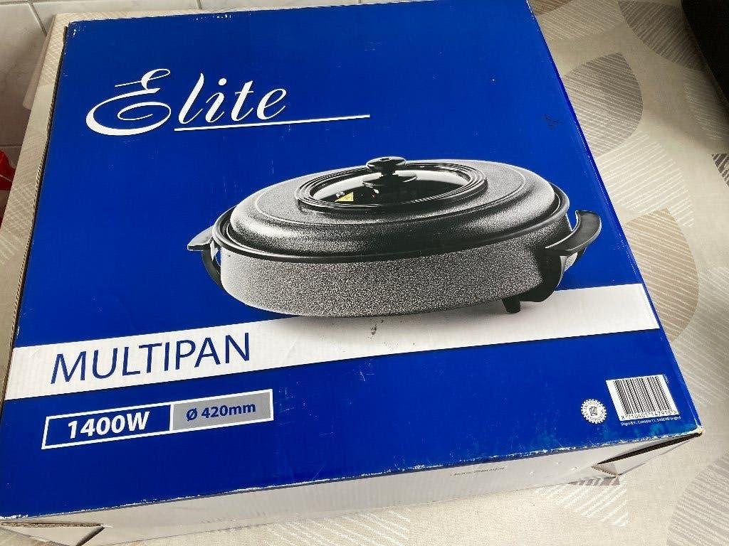 nieuwe multipan van elite 1400 watt, Ophalen of Verzenden, Nieuw, Overige materialen, Overige typen