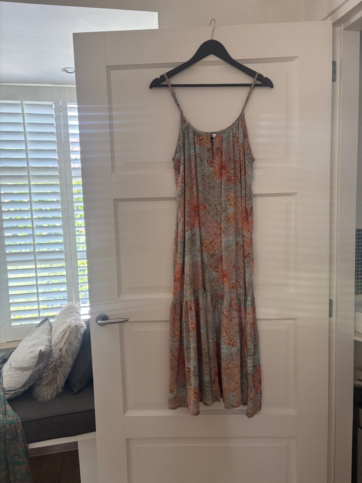 Sissel Edelbo Jurk - Boho Chic Maxi Jurk met Print one size, Maat 38/40 (M), Meerkleurig, Ophalen of Verzenden, Zo goed als nieuw