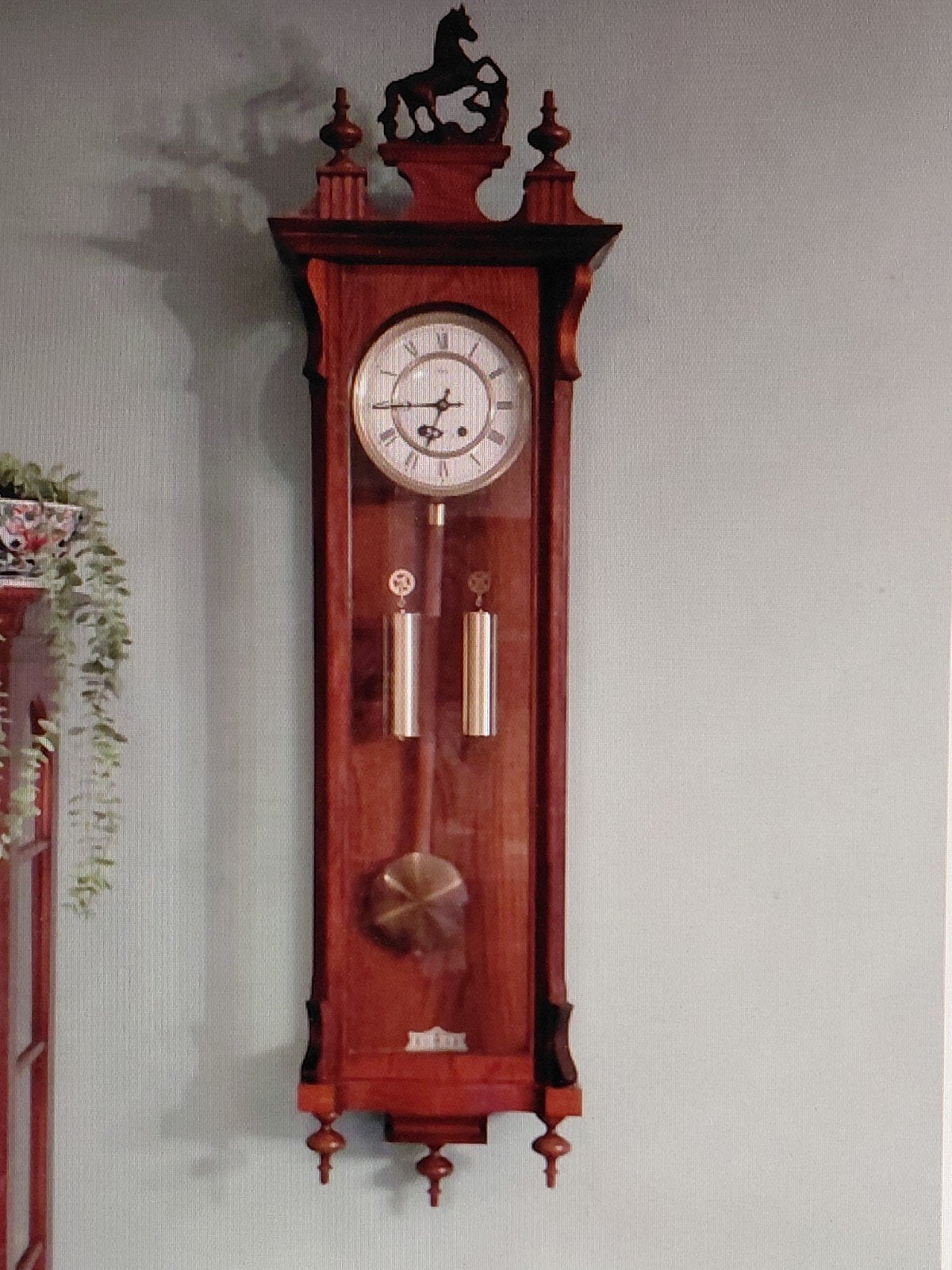 Antieke Telma Snaarregulator Wandklok, Antiek en Kunst, Ophalen