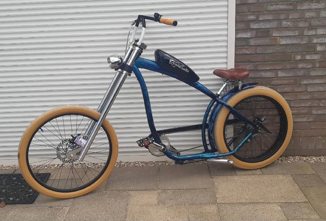 Custom nirve cannibal cruiser NIEUWSTAAT, Ophalen, Terugtraprem, Nirve, Staal