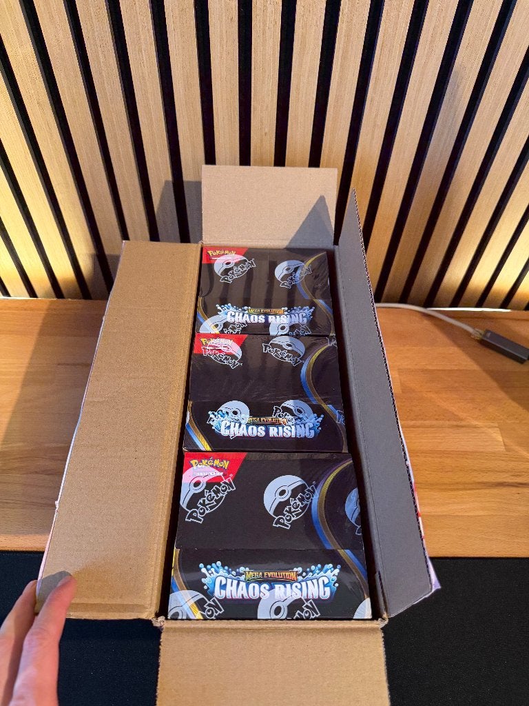 Pokémon Chaos Rising Booster box Case (open), Ophalen of Verzenden, Nieuw, Boosterbox, Foil