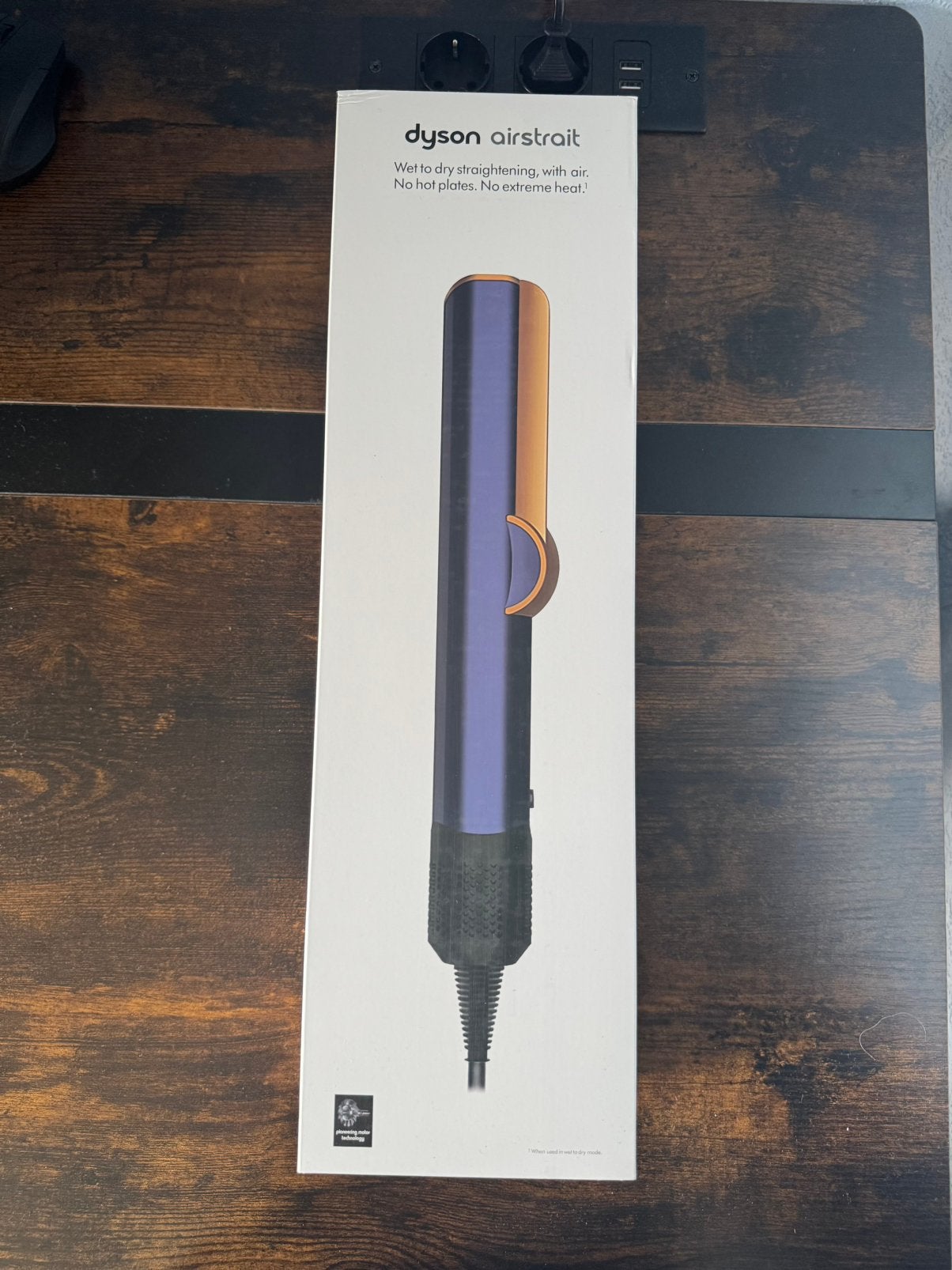 Nieuw in doos - Dyson Airstrait Stijltang - Blauw, Ophalen of Verzenden, Nieuw, Krultang of Stijltang