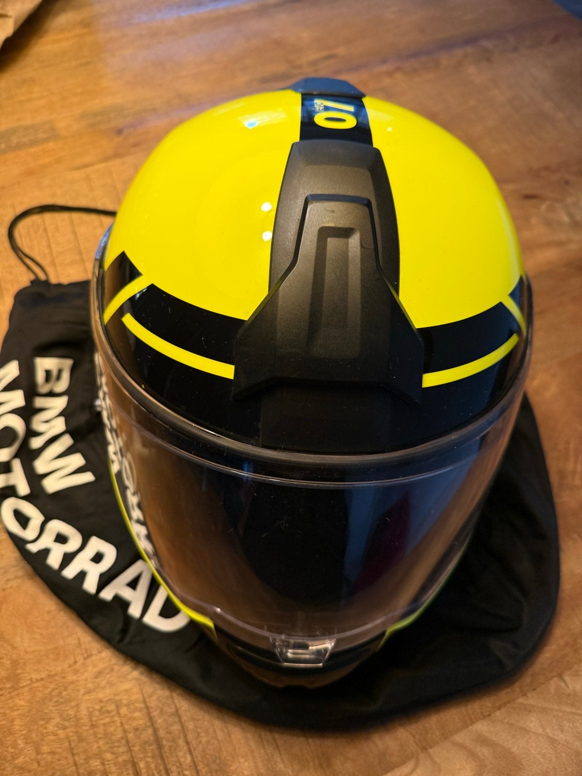 BMW Motorrad Helm - Maat L (58-59) - evo 7 Geel, Motoren, Ophalen of Verzenden, Tweedehands, L, Overige merken