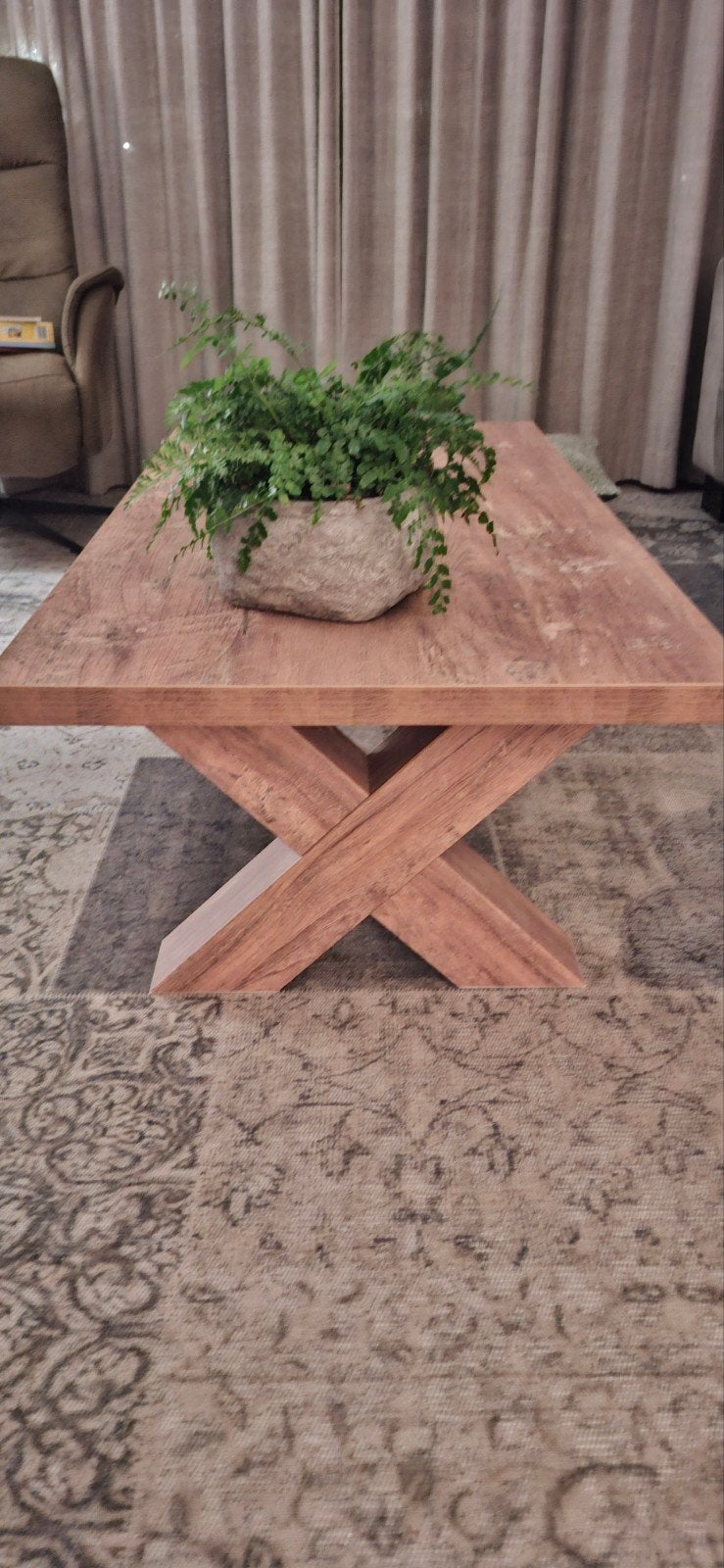 salontafel, 100 tot 150 cm, Zo goed als nieuw, Rechthoekig, 50 tot 100 cm