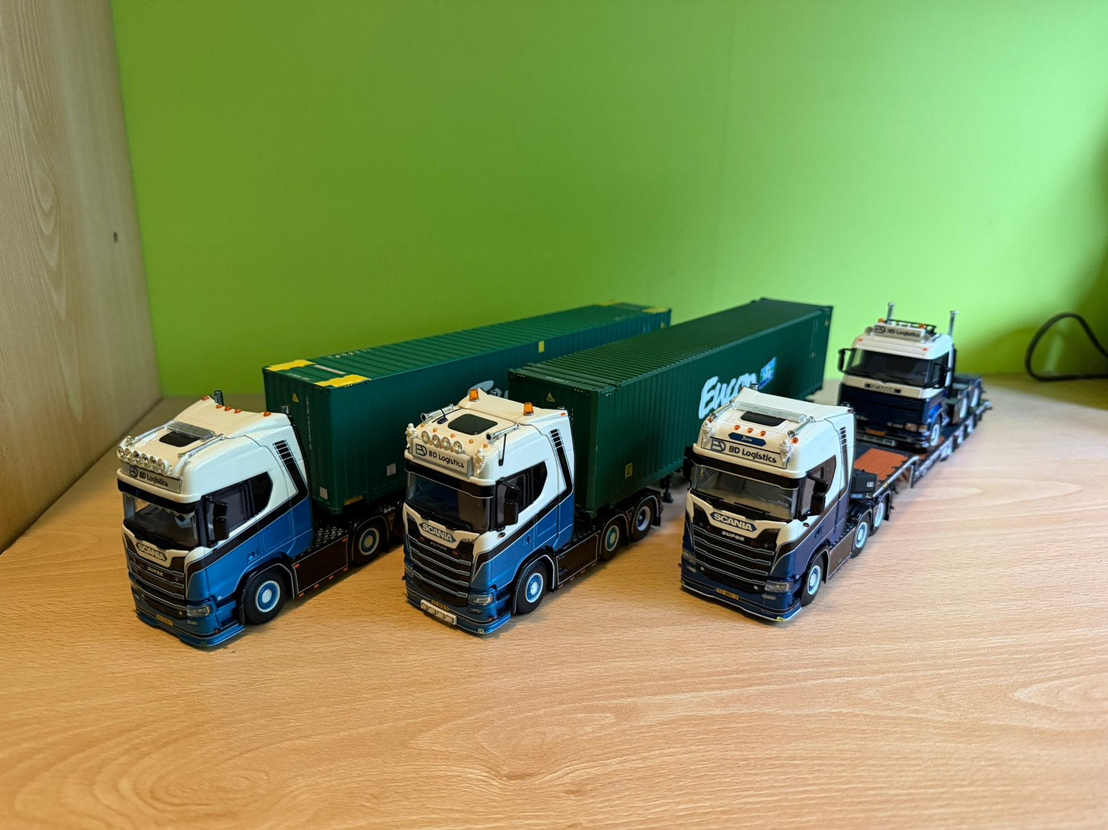 BD logistics set tekno wsi, Ophalen of Verzenden, Zo goed als nieuw, Bus of Vrachtwagen, Tekno