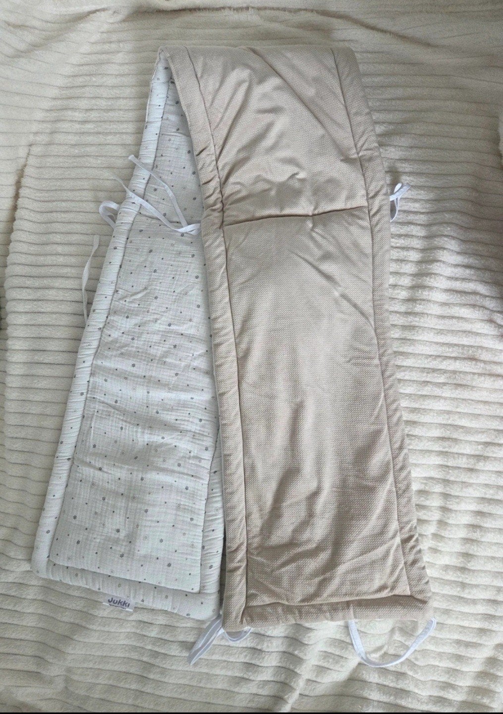 Jukki Baby Bedomrander 180x30cm - 2 stuks beschikbaar, Kinderen en Baby's, Kinderkamer | Beddengoed, Overige merken, Jongetje of Meisje