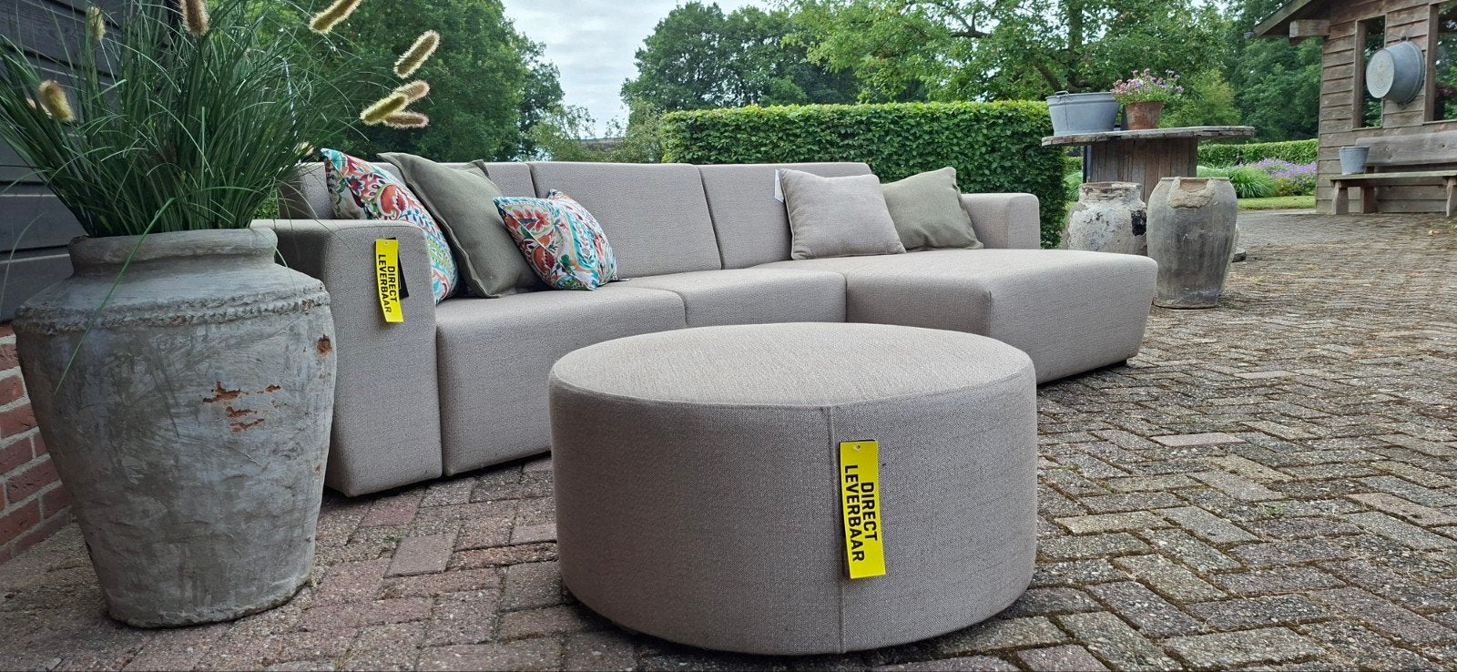 Provence outdoor zitgroep, Ophalen, 4 zitplaatsen, Nieuw, Loungeset