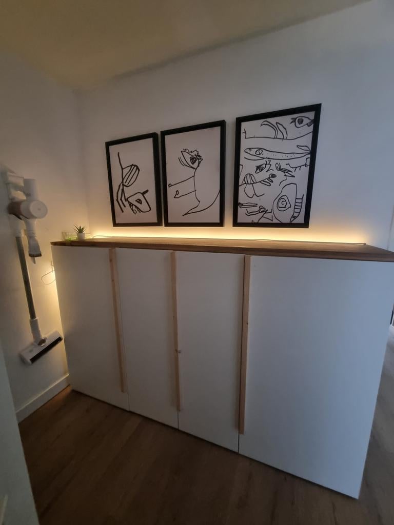 Ikea gangkast 2 breed x 1.26 hoog x 40.5 diep, Ophalen, Gebruikt