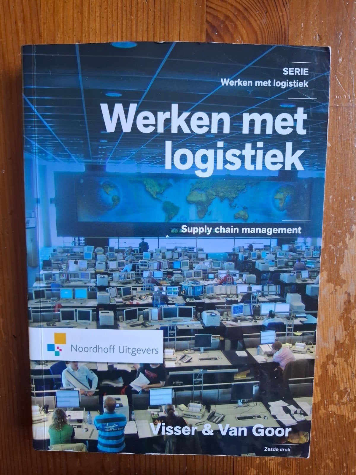 Werken met logistiek - Supply chain management, Boeken, Zo goed als nieuw, Visser & Van Goor, Gamma, HBO
