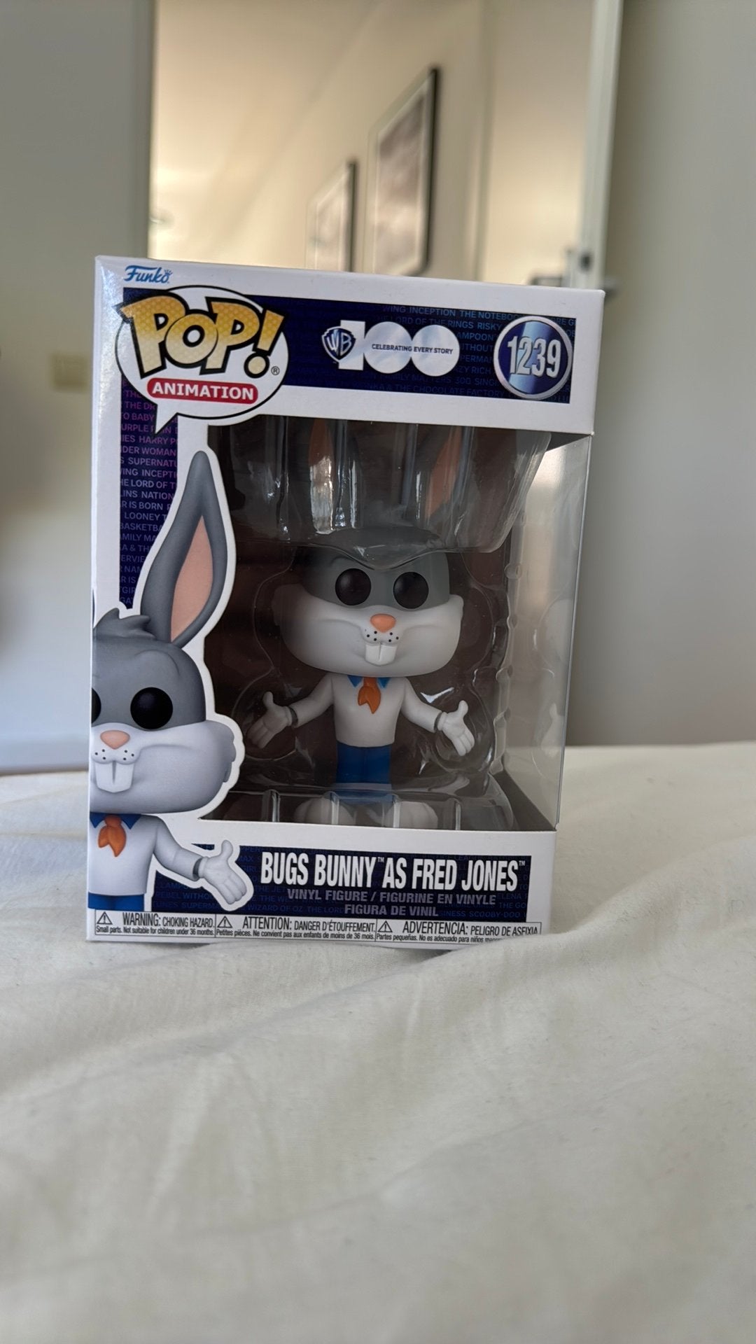 Funko pop Bugs Bunny as Fred Jones nr. 1239, Ophalen, Zo goed als nieuw