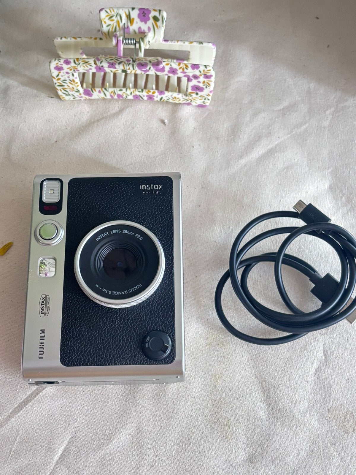 FujiFilm Instax Evo with Cable - Hybrid Camera Premium Line, Ophalen of Verzenden, Zo goed als nieuw, Fuji, Geen optische zoom