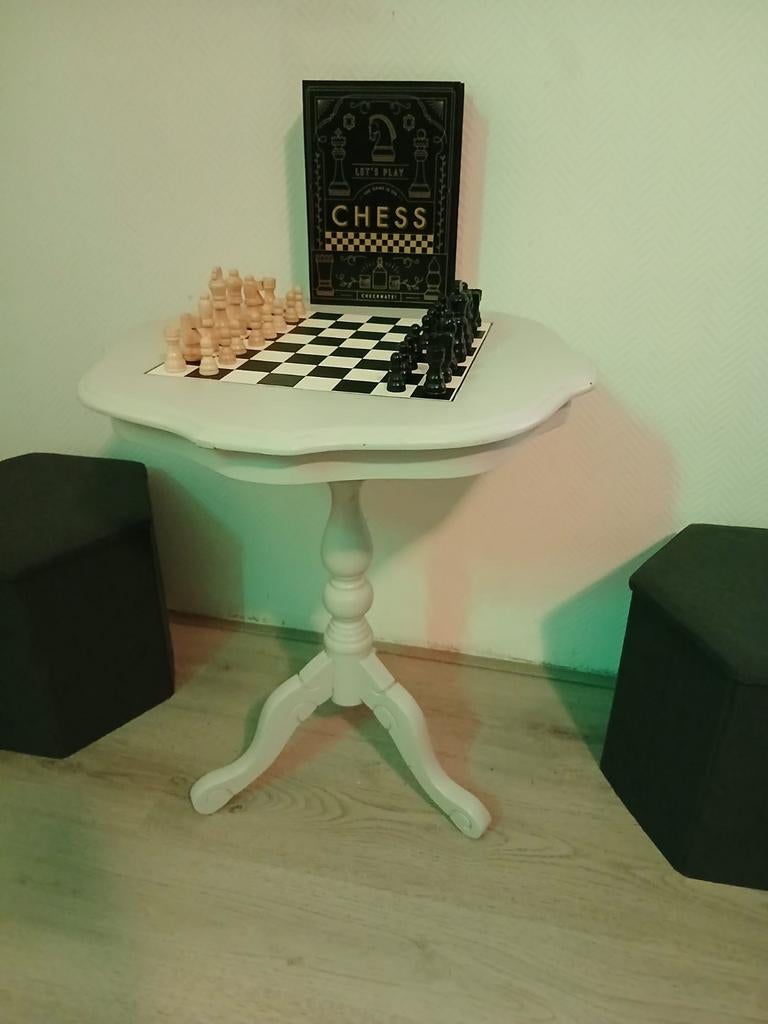 Schaaktafel met schaakstukken, Ophalen, Overige vormen, Minder dan 55 cm, 45 tot 60 cm