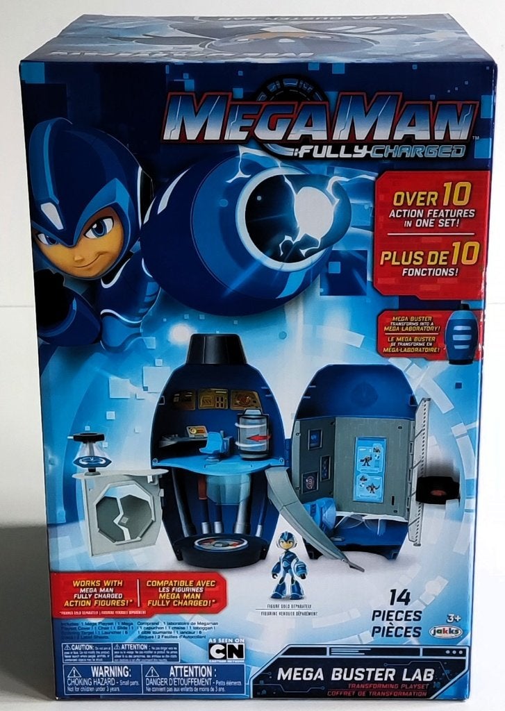 Mega Man Fully Charged Mega Buster Lab Playset Nieuw in Doos, Ophalen of Verzenden, Zo goed als nieuw, Overige typen