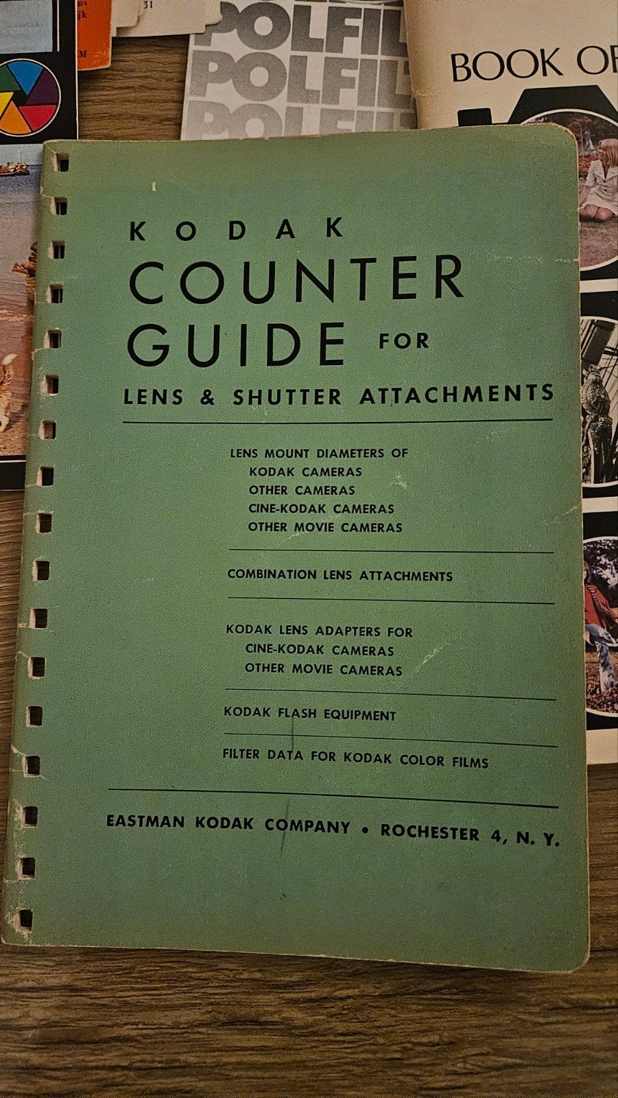 Kodak Counter Guide voor Lens & Shutter Attachments, Ophalen of Verzenden