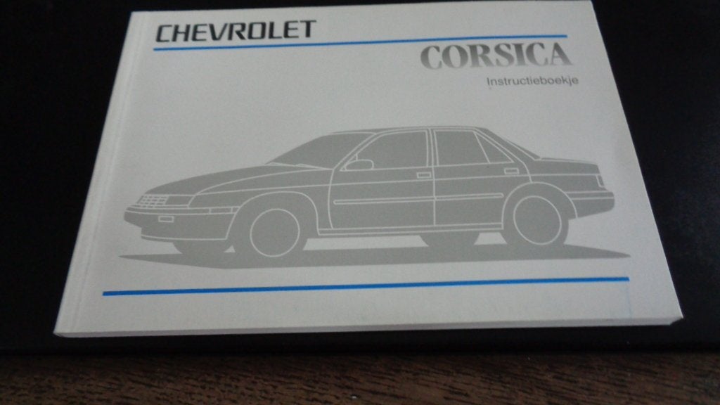 Instructieboekje  CHEVROLET CORSICA   (NIEUW), Boeken, Verzenden, Nieuw, Chevrolet
