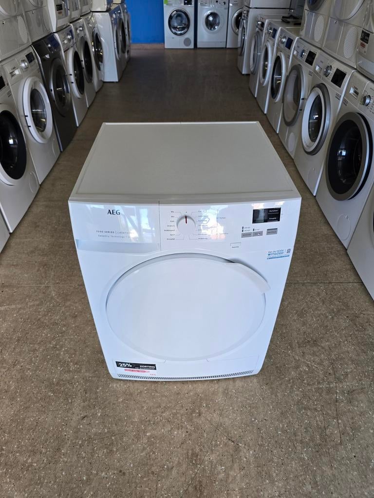 AEG 7000 Series warmtepompdroger | 8 kilo | Gratis thuis 🚚✅, Jirnsum, Overige typen, 8 tot 10 kg, Zo goed als nieuw