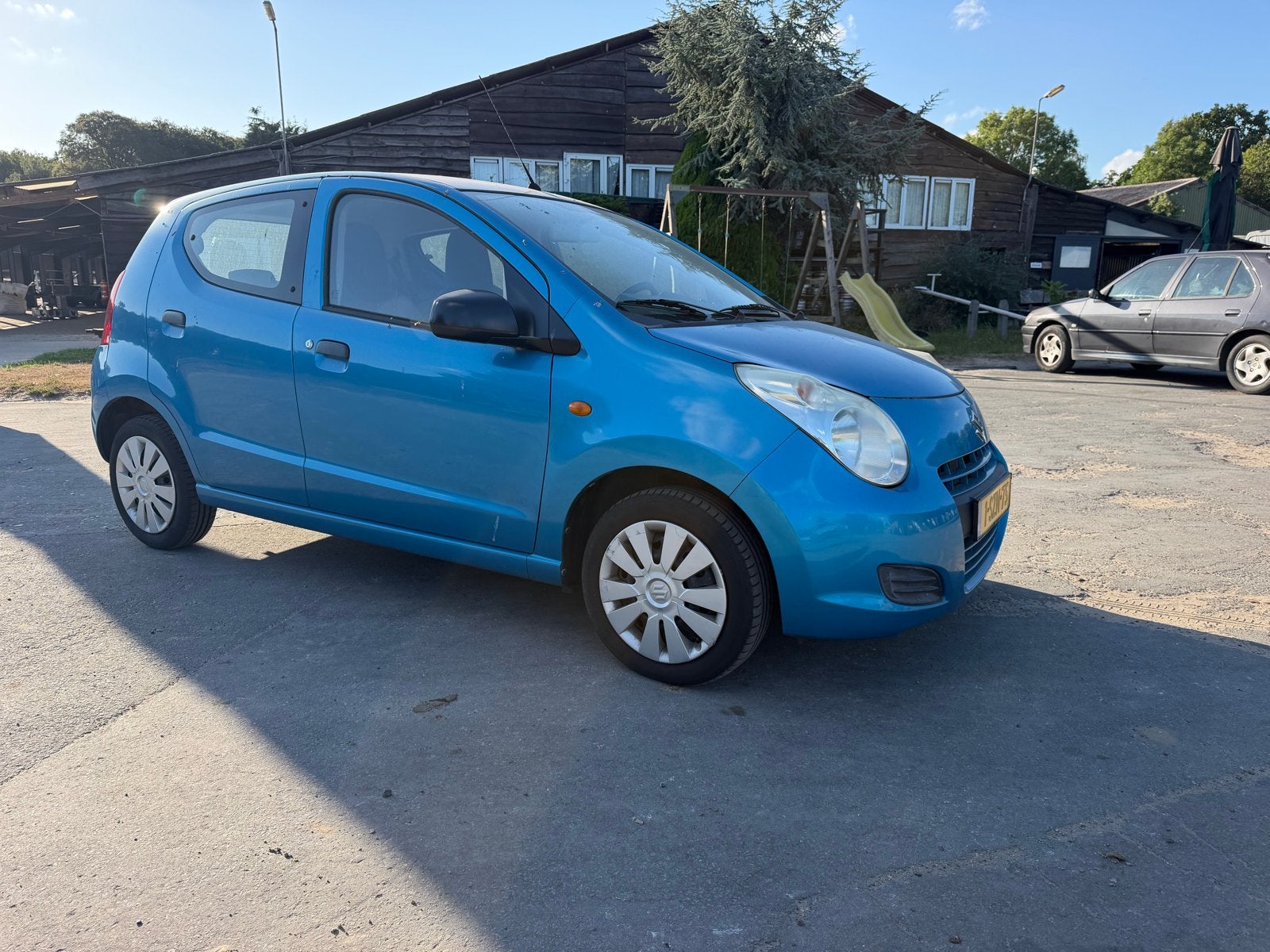 Suzuki Alto 1.0 2014 Blauw, Auto's, Voorwielaandrijving, Stof, 200 kg, Origineel Nederlands