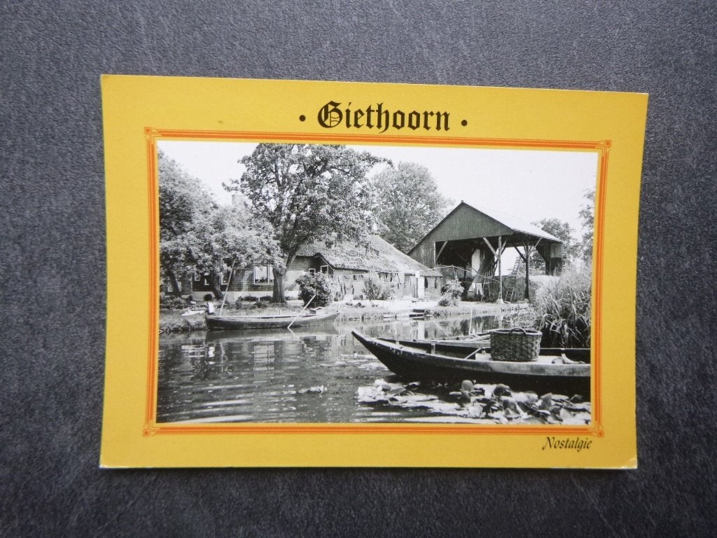 Giethoorn, nostalgie, Verzenden, 1980 tot heden, Gelopen, Overijssel