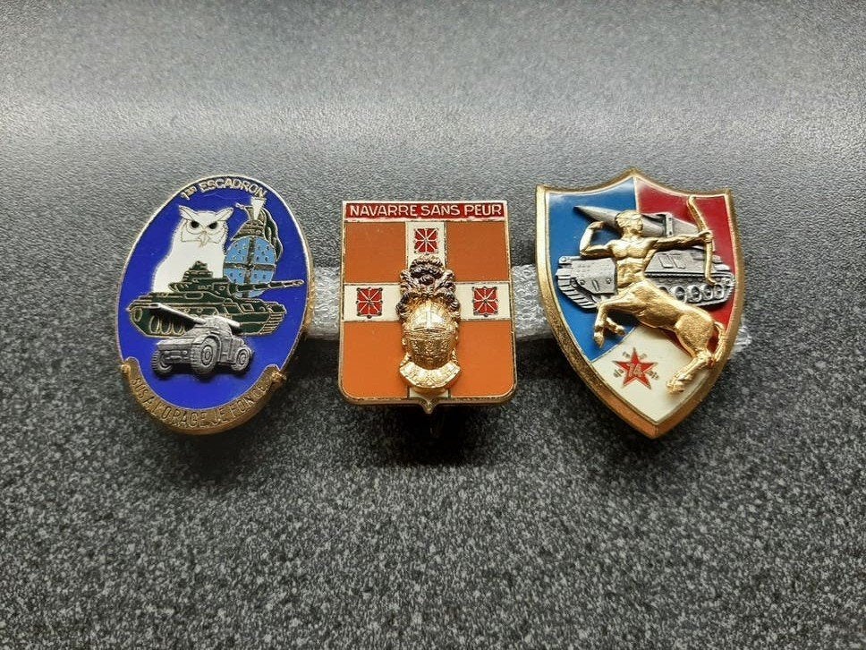 Franse    -  borst insignes  /  divers., Ophalen of Verzenden, Landmacht, Overige gebieden, Embleem of Badge
