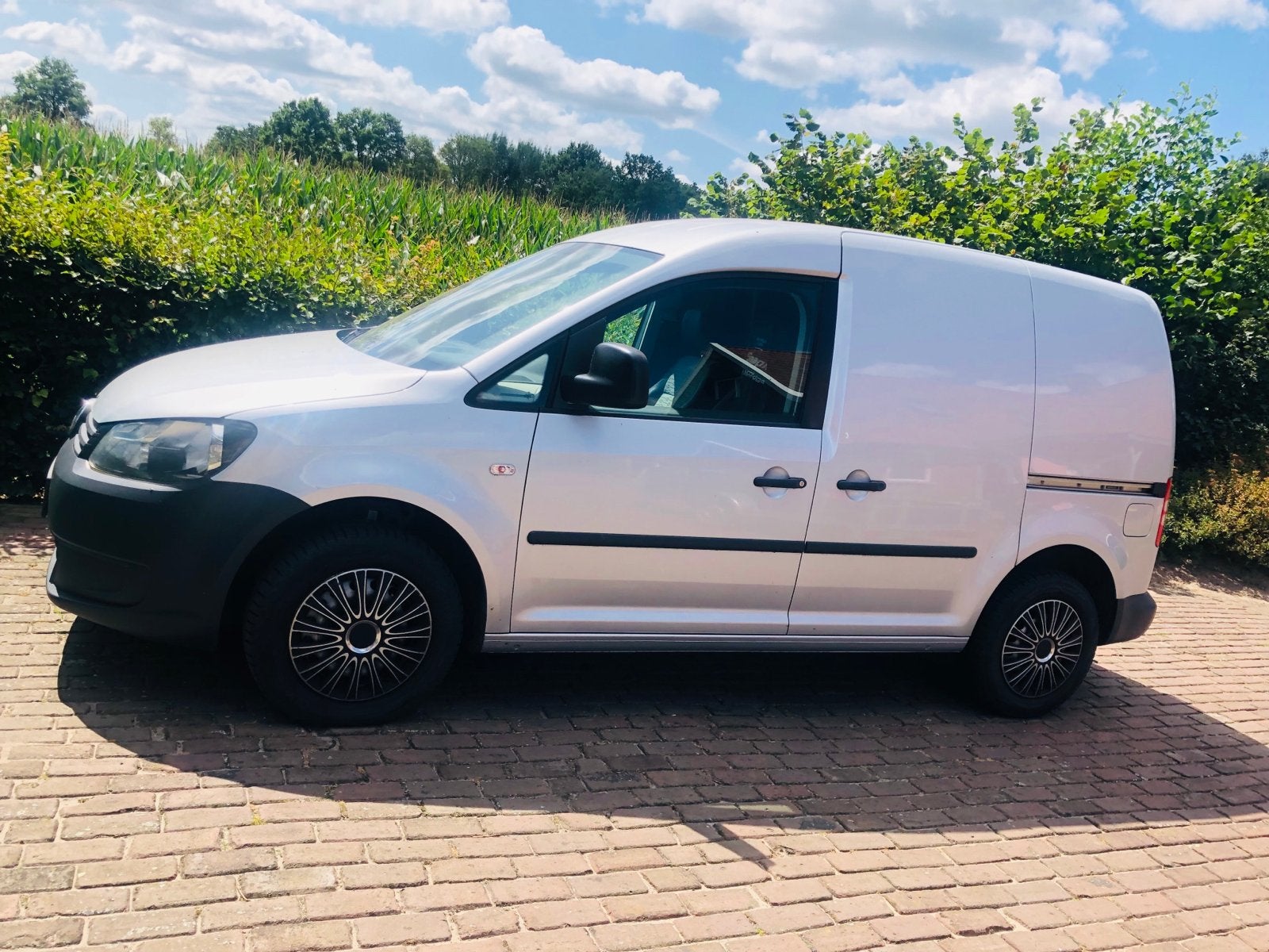 Vw Caddy grijs, Ophalen, Gebruikt, Volkswagen, Deur