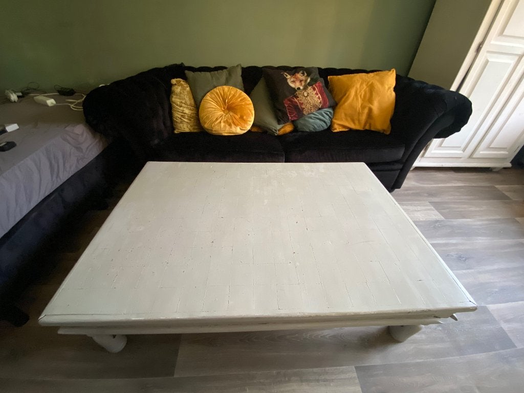 Salon tafel, Huis en Inrichting, Tafels | Salontafels, Ophalen, Gebruikt, 100 tot 150 cm, 50 tot 100 cm