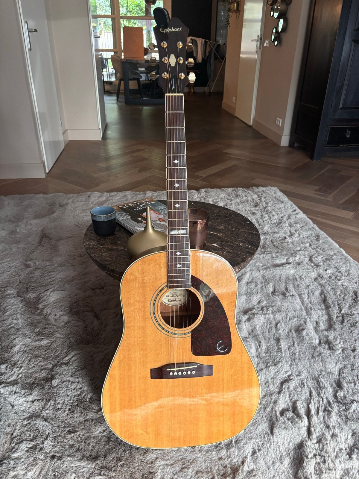 Epiphone AJ 18s NA Western gitaar uit ‘99 ziet er top uit!, Muziek en Instrumenten, Ophalen, Zo goed als nieuw, Western- of Steelstringgitaar