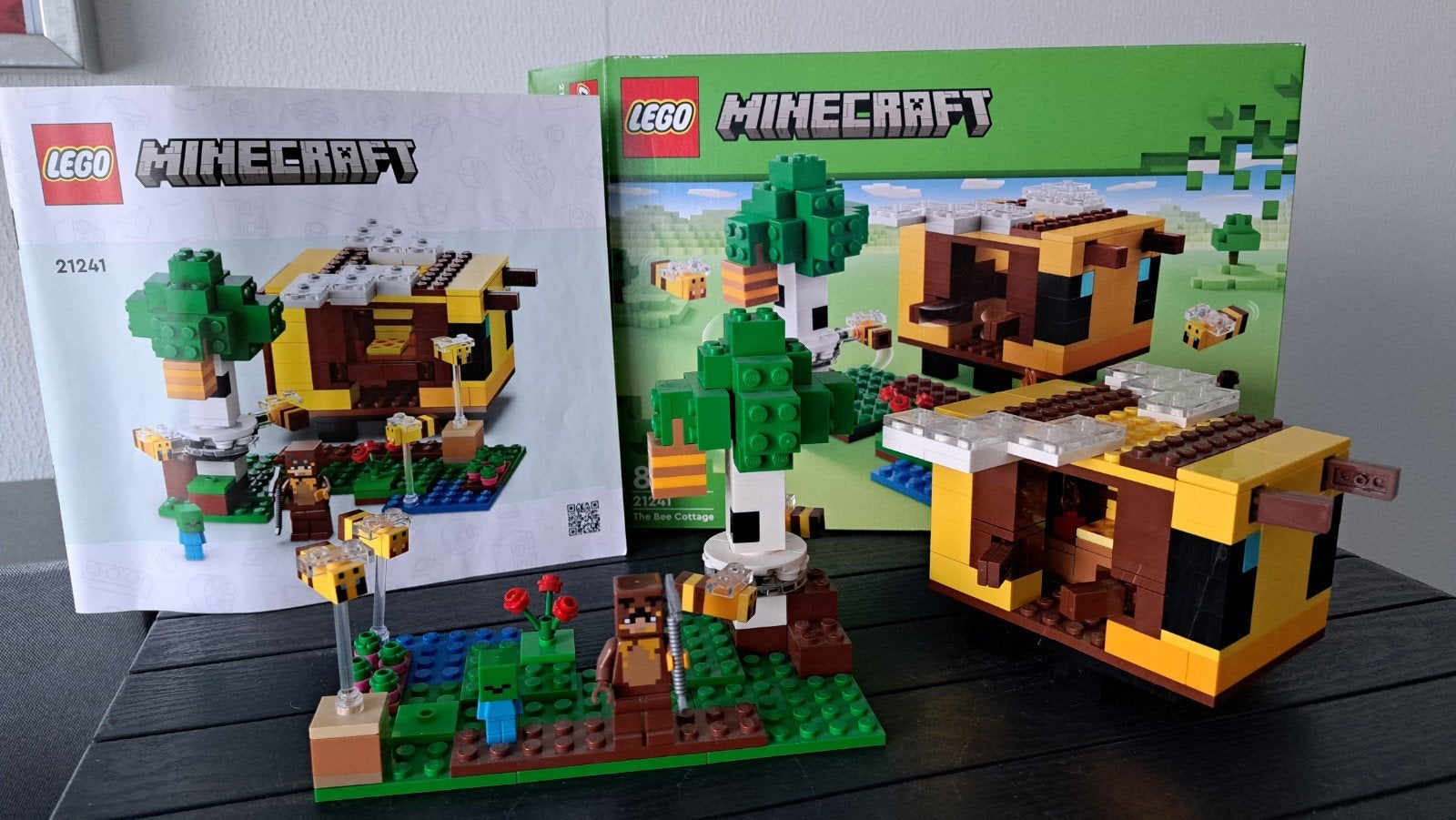 Lego Minecraft De Bijenboerderij The Bee Cottage (21241), Minecraft, Lego, Ophalen of Verzenden, Zo goed als nieuw