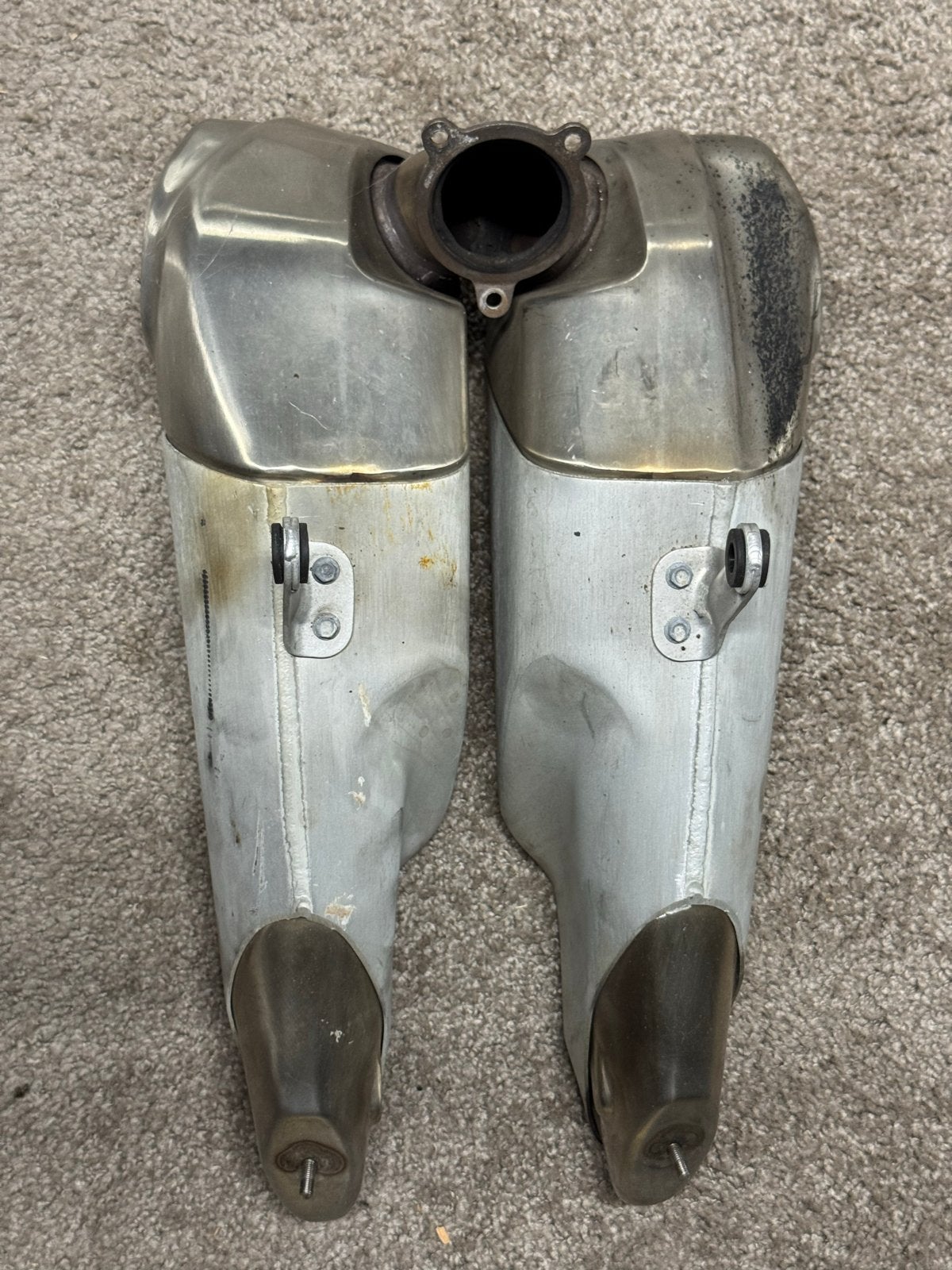 Originele Ducati Panigale 899 / 1199 uitlaatdemper set, Ophalen, Gebruikt