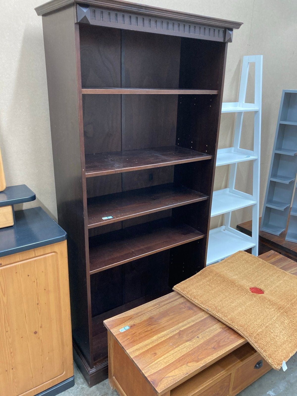 Bruine Boekenkast met 4 Planken, Met plank(en), Gebruikt, Ikea, Billy