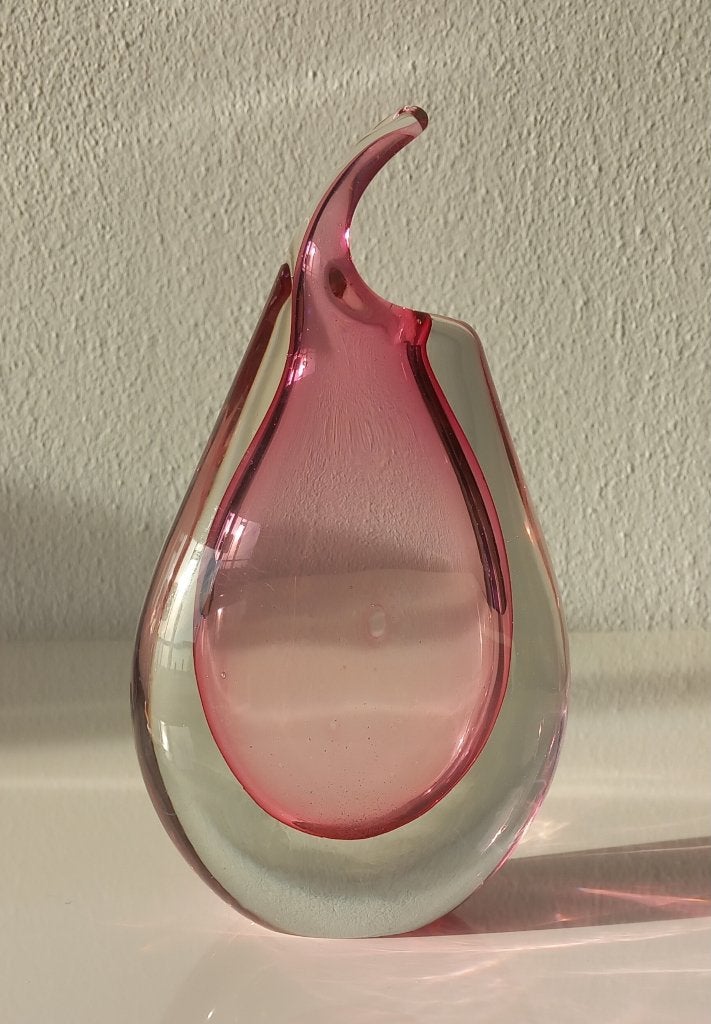 Murano Vaas 24x13cm, Ophalen of Verzenden