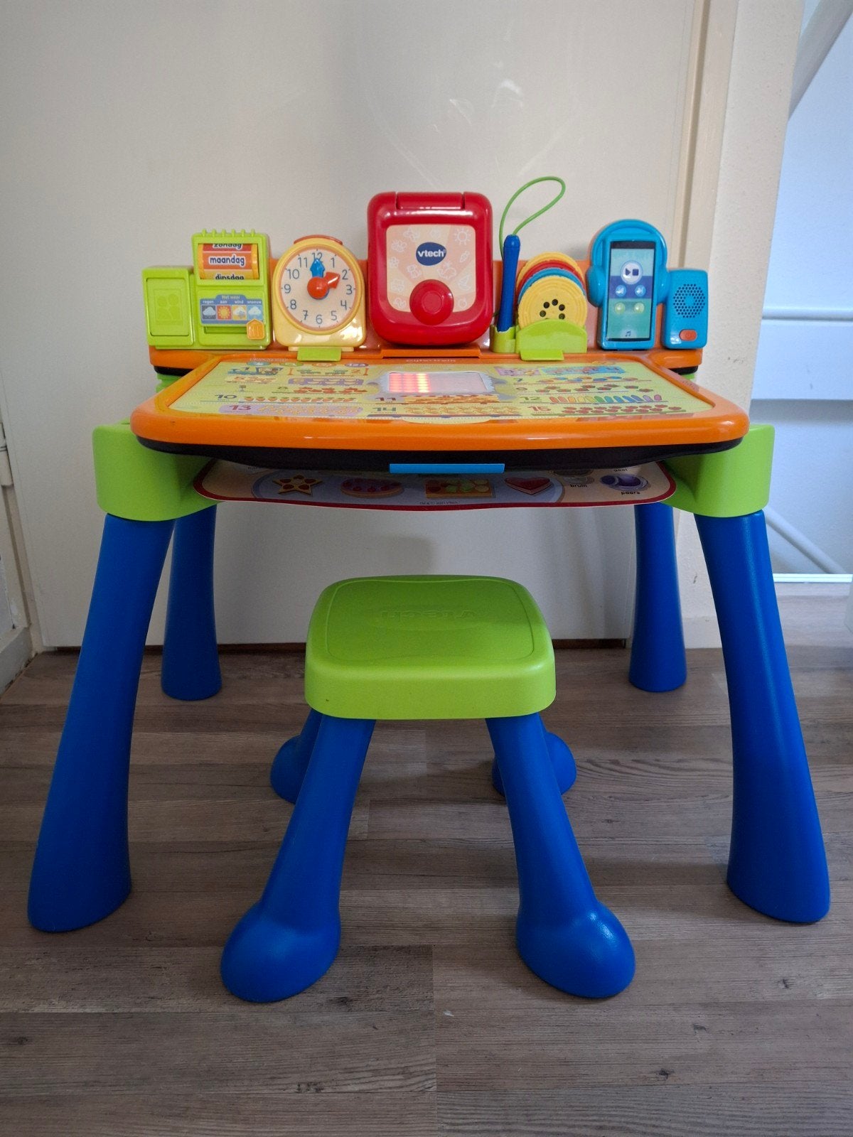 VTech Leertafel met Stoel - Interactief Speelgoed, Ophalen, Gebruikt, Taal en Lezen, Met licht