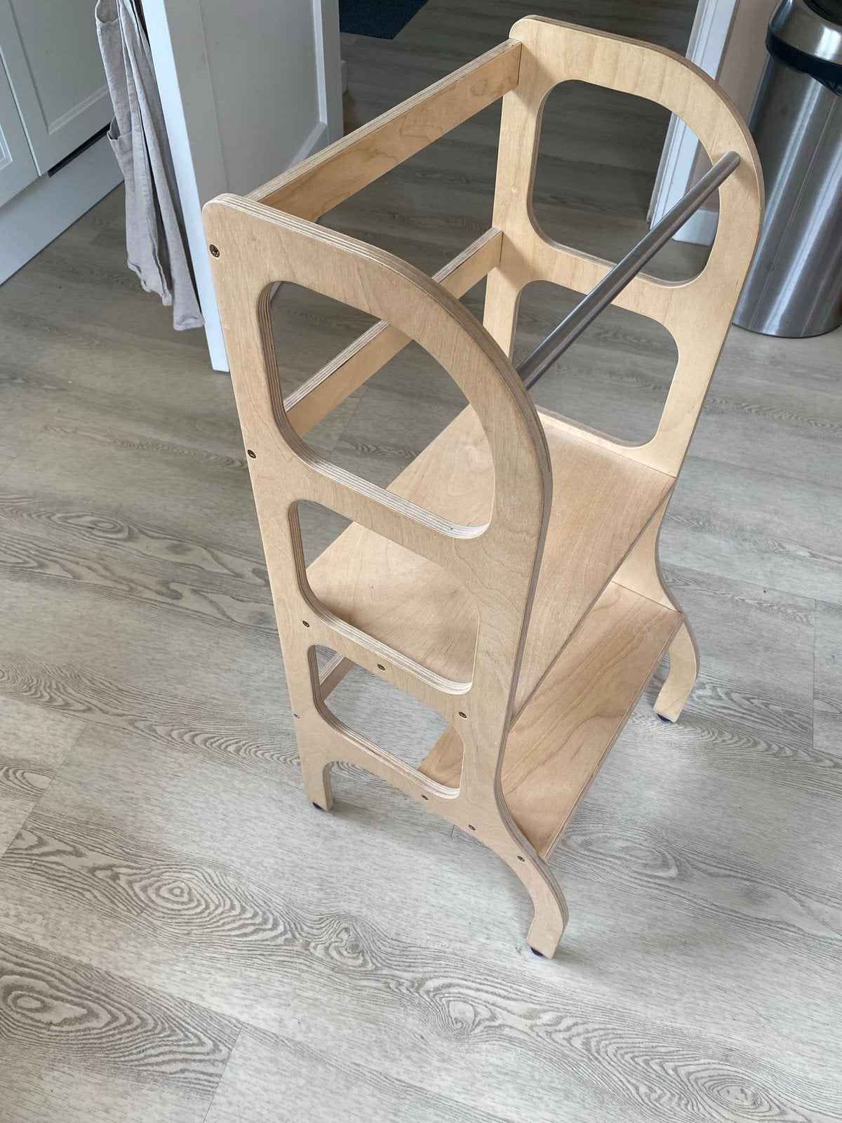Echte Tete Step 'n Sit Leertoren - Natuurlijk Hout, Ophalen, Zo goed als nieuw, Overige typen