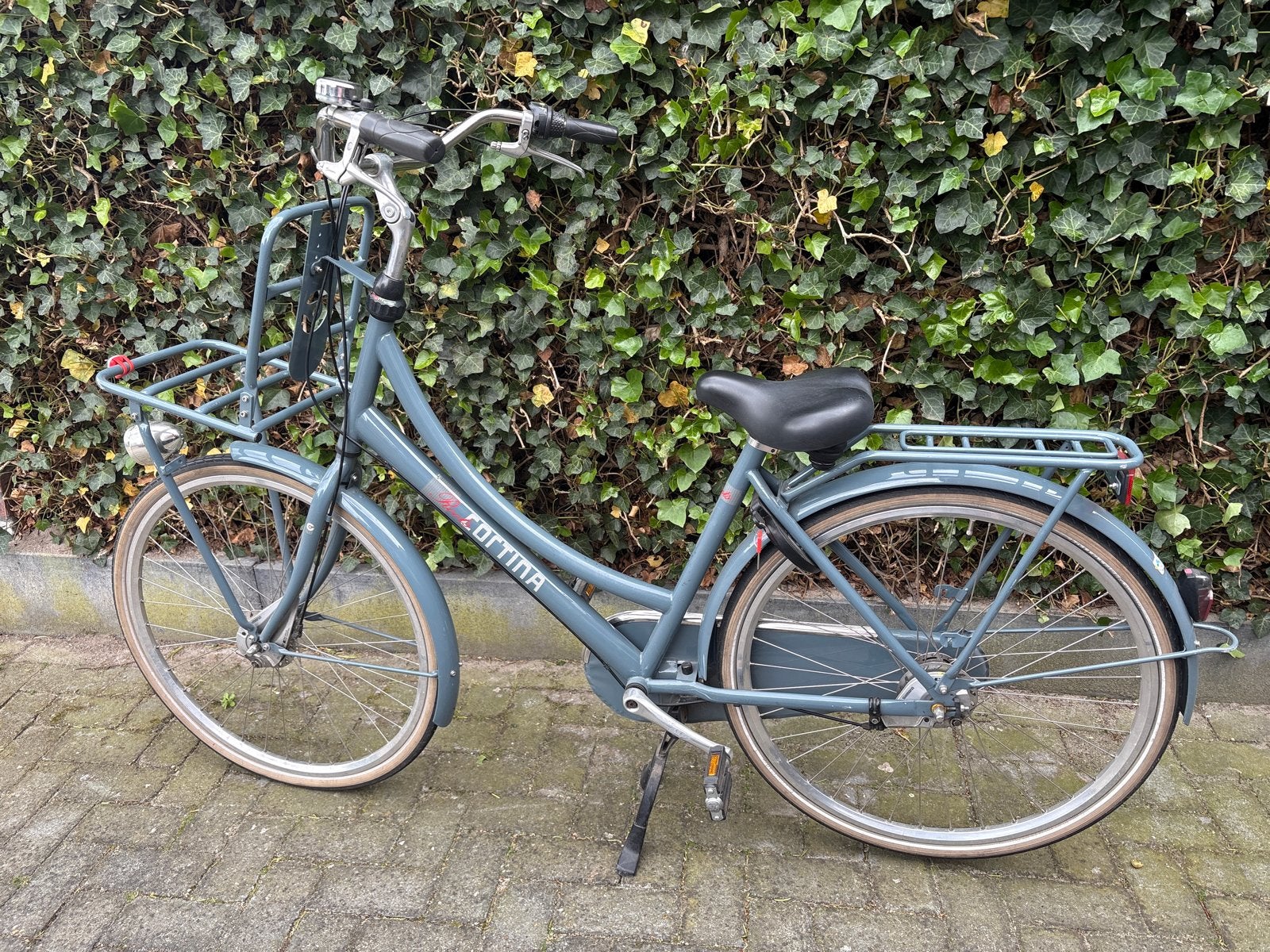 Cortina mamafiets met voordrager en bagagedrager, Fietsen en Brommers, Gebruikt, Versnellingen, 50 tot 53 cm, Ophalen
