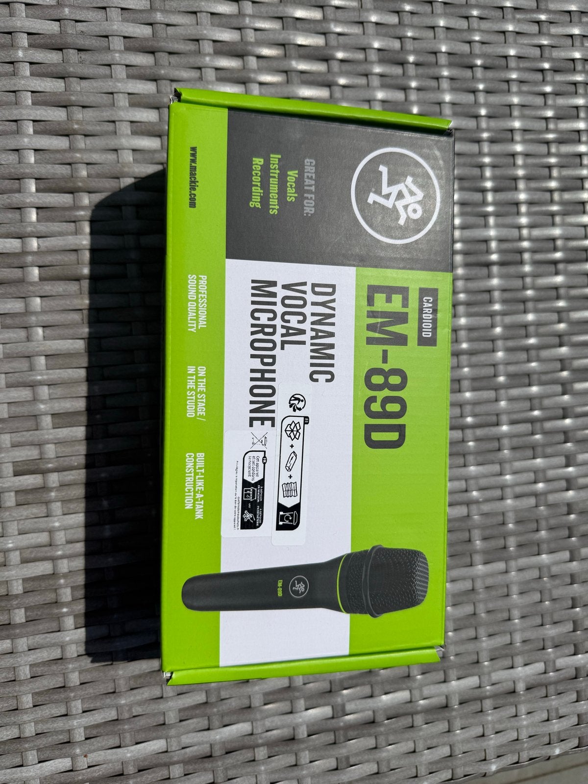 Mackie EM-89D Dynamische Vocale Microfoon - Nieuw in Doos, Muziek en Instrumenten, Microfoons, Ophalen of Verzenden, Nieuw, Zangmicrofoon
