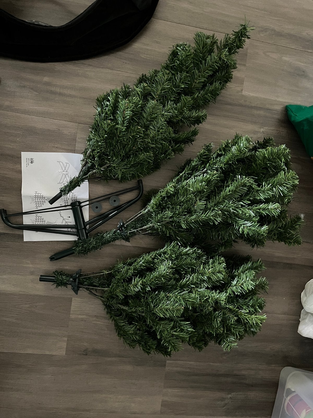 Kerstboom 180cm + verschillende kerstballen, Diversen, Ophalen, Gebruikt