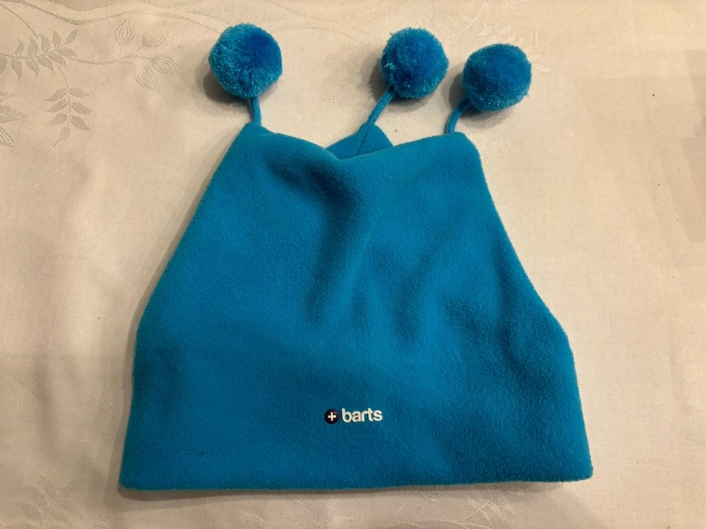 Barts fleece licht blauwe wintermuts maat 53 cm 4-6 jaar!, 110 t/m 116, Jongen of Meisje, Barts, Ophalen of Verzenden