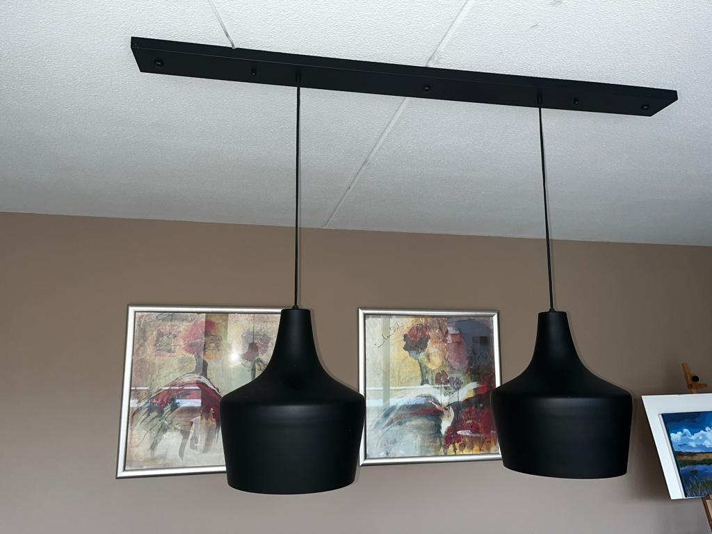 2 x hanglamp Wattson (van Sohome) 16 mei !!, Huis en Inrichting, Ophalen, Zo goed als nieuw, Metaal, Minder dan 50 cm
