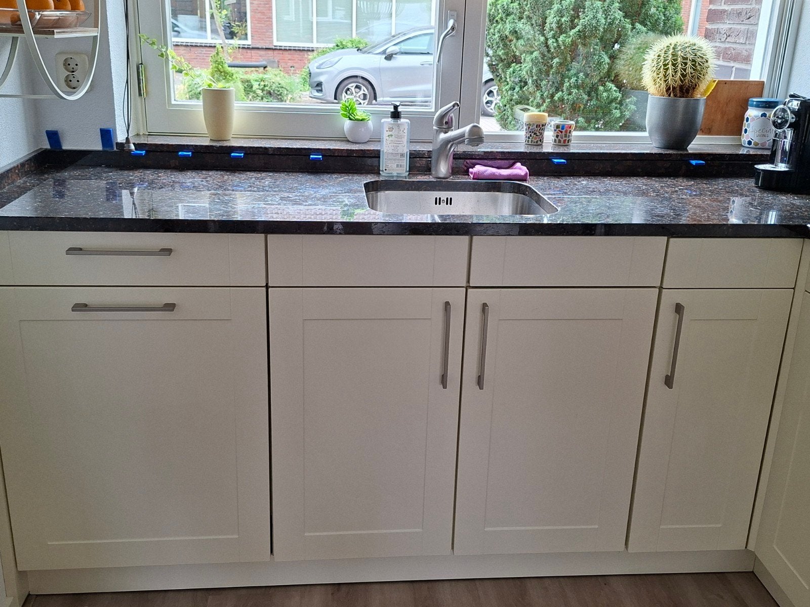 Keuken met Siemens/Atag apparatuur, Ophalen, Gebruikt, Graniet of Steen