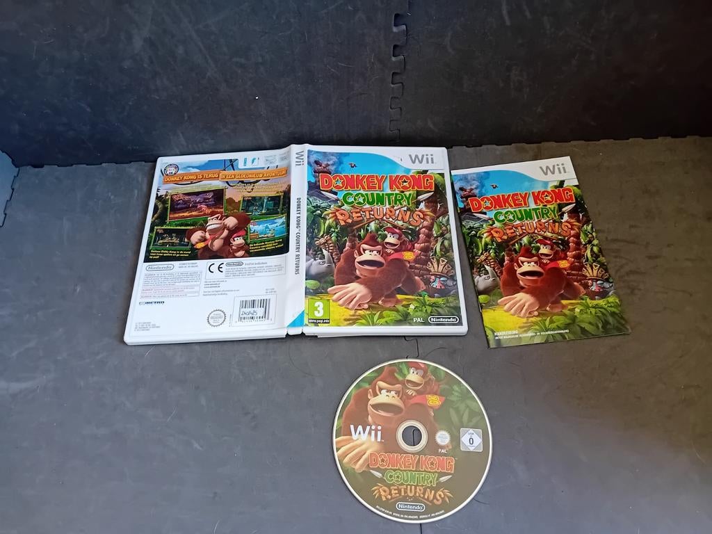 Wii spel Donkey Kong Country returns, Avontuur en Actie, Gebruikt, ., 2 spelers